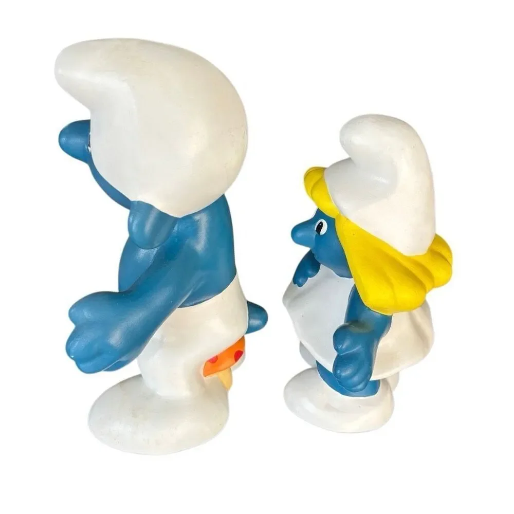 Vintage Ceramic Smurf Figures 1980’s